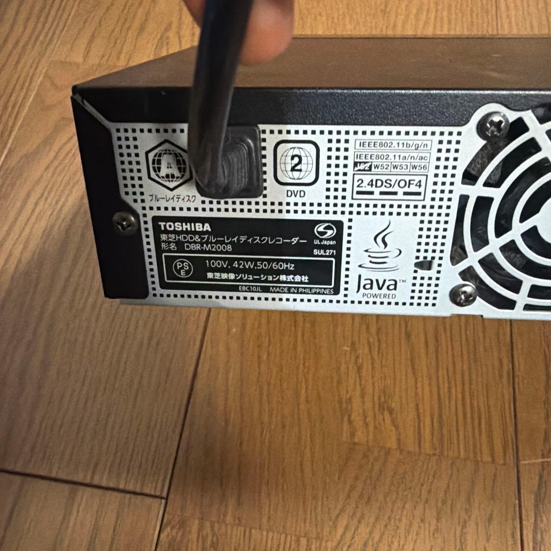 16　動作品　DBR-M2008 タイムシフト　東芝　BDレコーダー