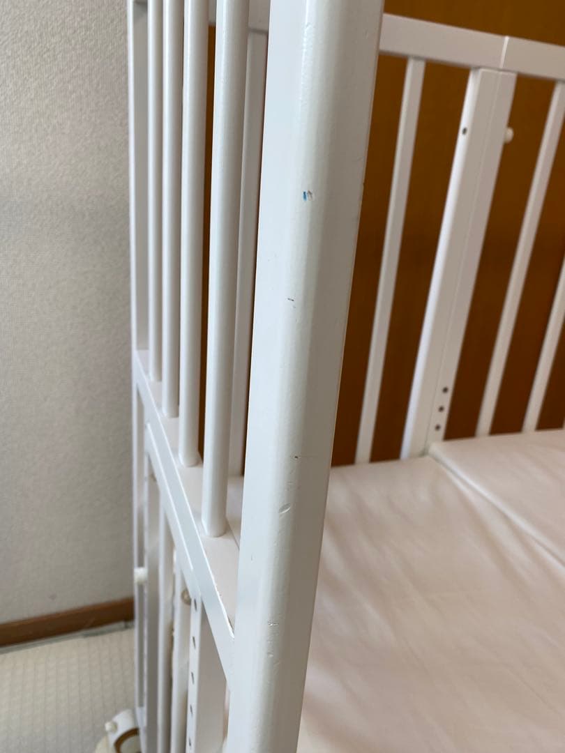 そいねーる　+　 long ベビーベッド 　ホワイト