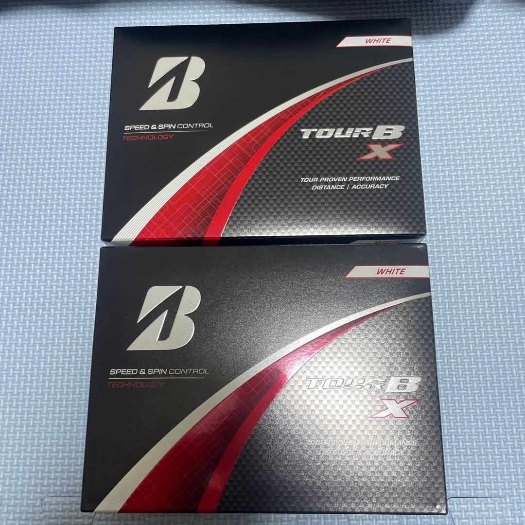 ブリヂストン TOUR B X ホワイト 12個入り　２セット