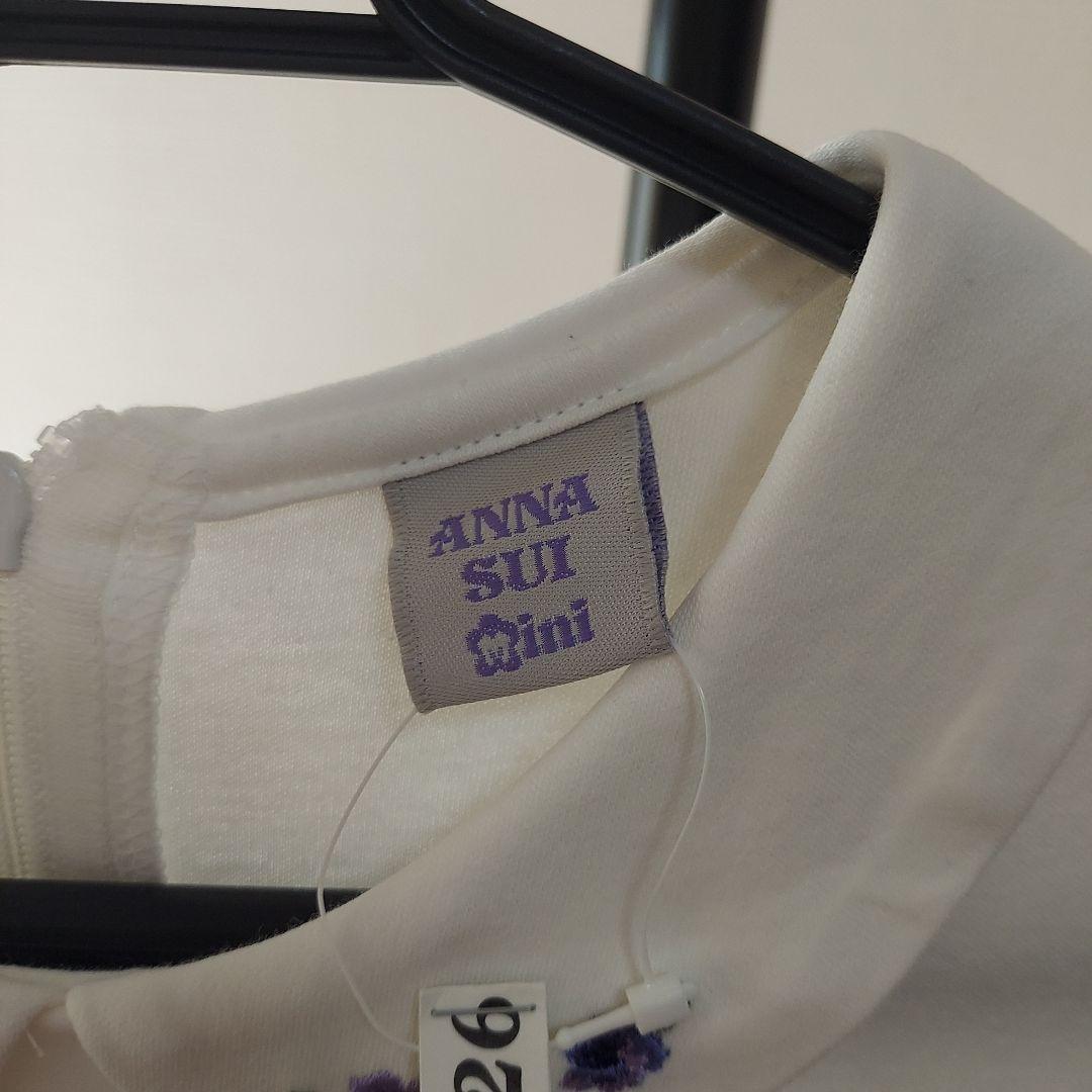 ANNSUI MINI水彩花柄ワンピースPetitmain 卒園入学式120cm