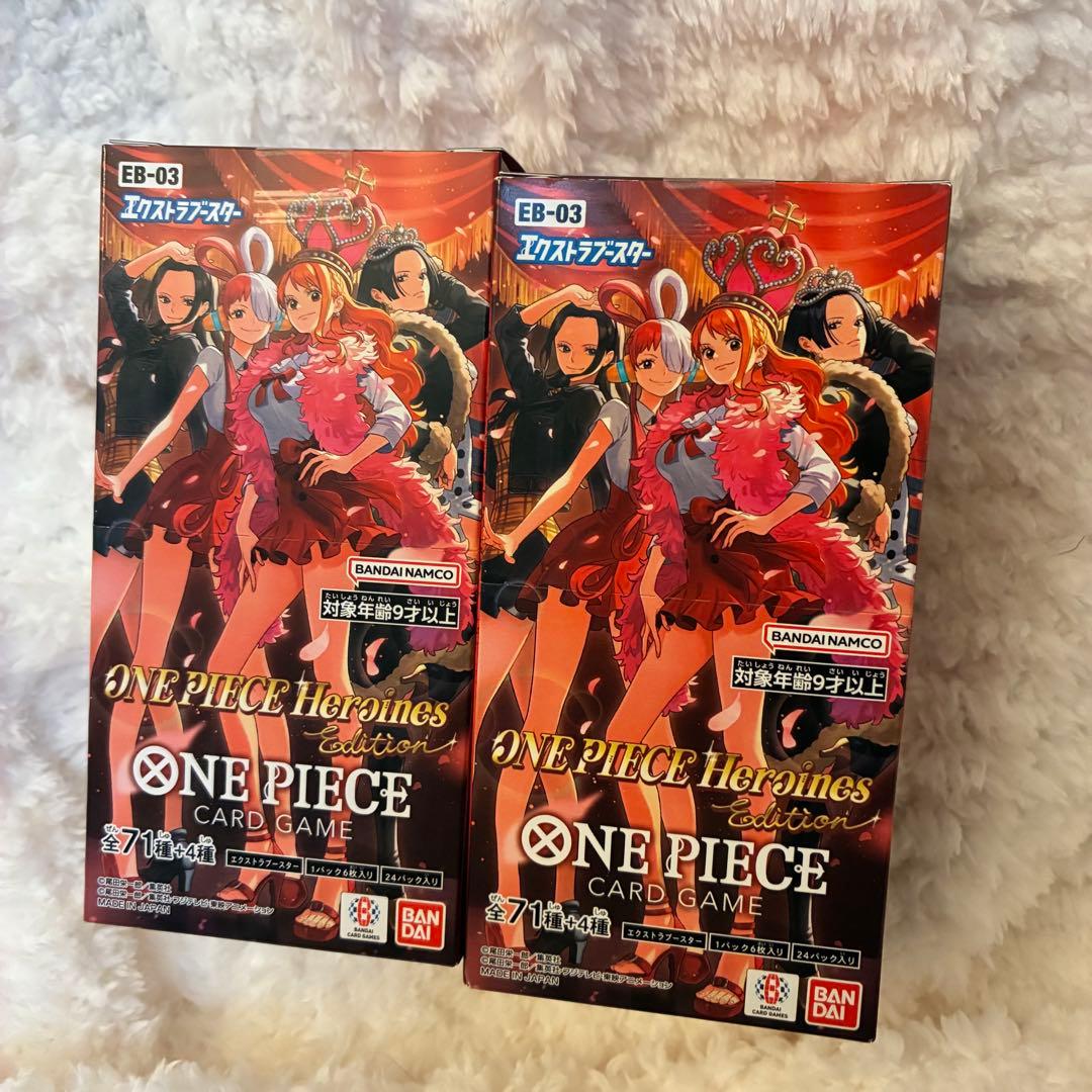 新品未開封●ワンピースカードゲーム ヒロインズエディション 2BOX