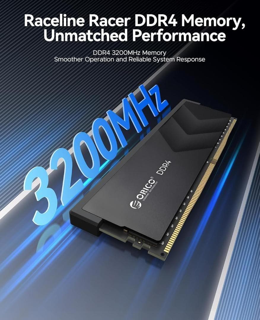 ORICO Raceline Racer DDR4メモリ (8GB×2枚組)