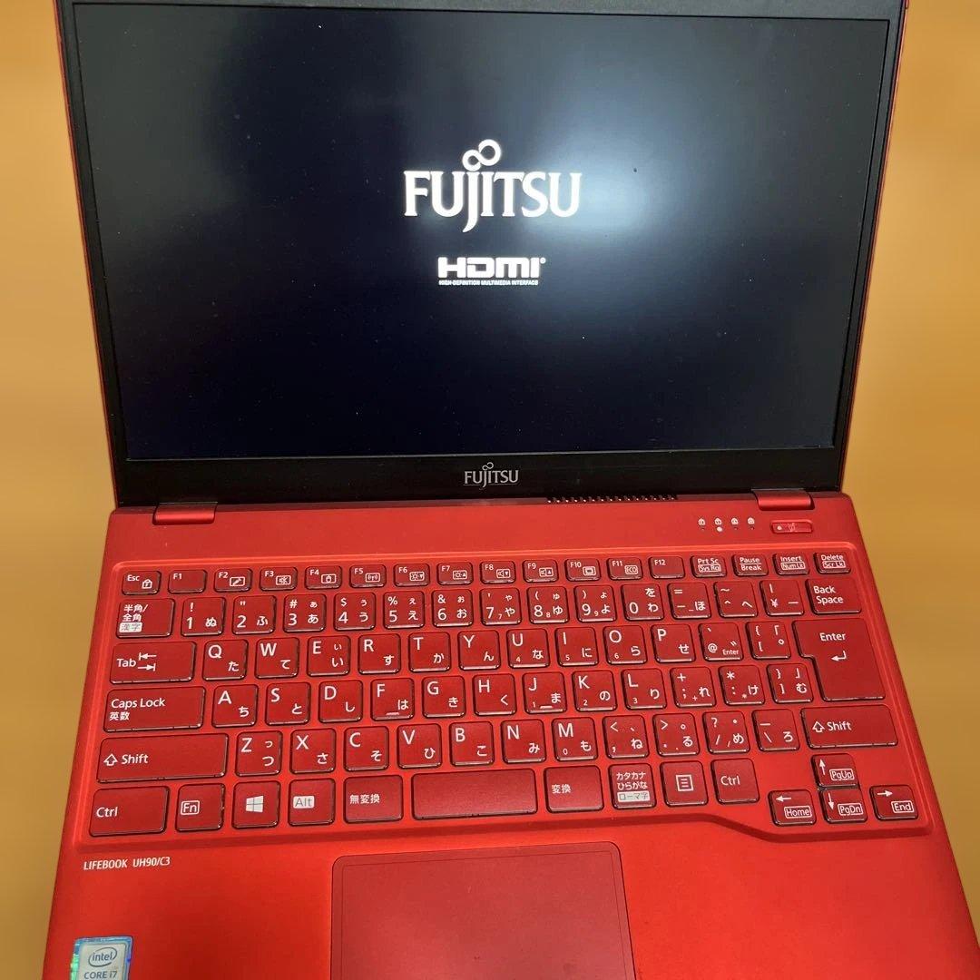 Windowsノート本体 Fujitsu Lifebook UH90/C3 Core i7-8565U