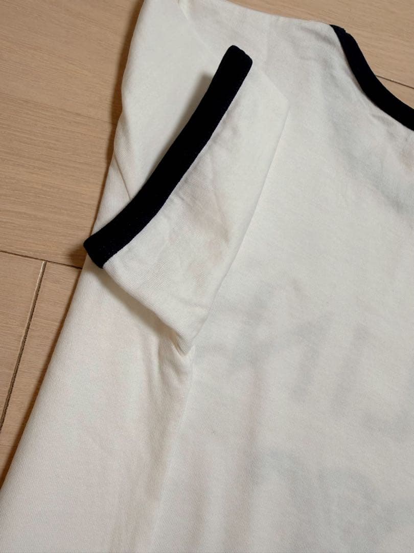 c*u様 CELINE ロゴ Tシャツ 半袖 ホワイト