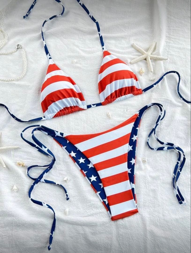 アメリカ国旗デザイン ビキニ まとめセット