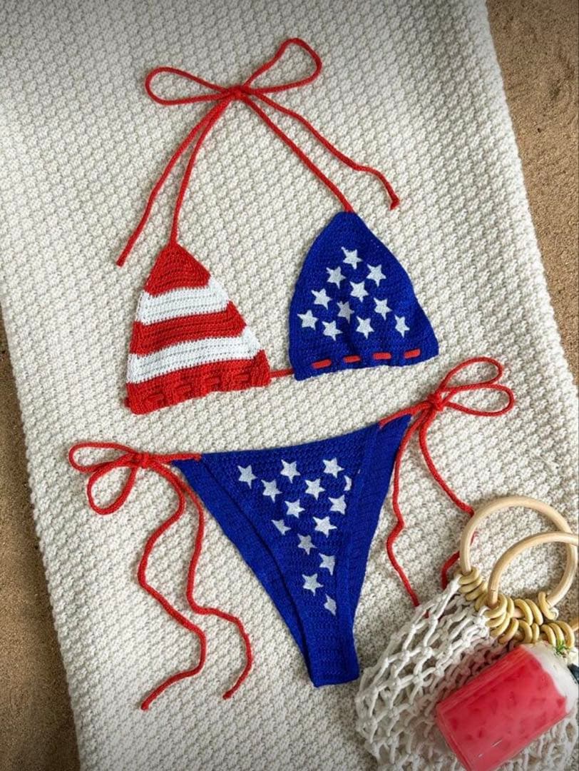アメリカ国旗デザイン ビキニ まとめセット