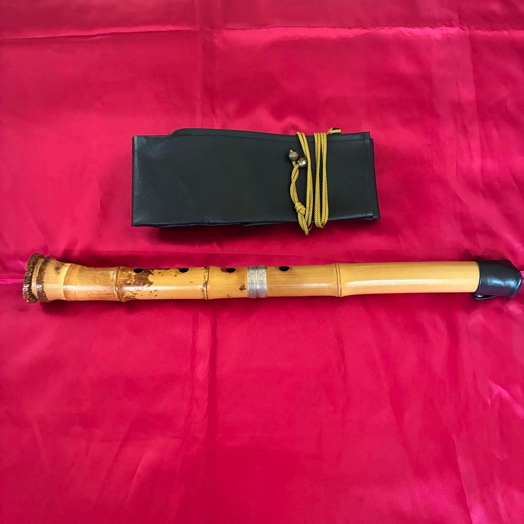 都山流1尺８寸在銘尺八２印