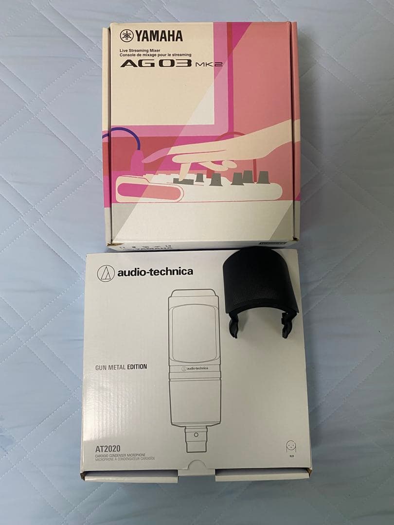 YAMAHA AG03&オーディオテクニカAT2020 他 動画投稿者向けセット