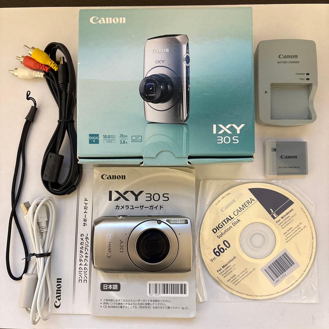 【美品】 Canon IXY 30S シルバー フルセット キャノン イクシー
