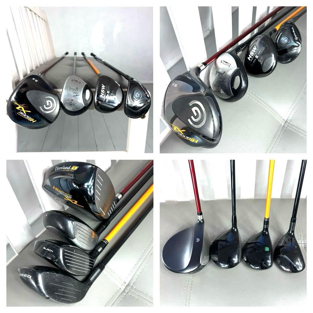 本格派 メンズゴルフクラブ 11本 フルセット ゴルフセット 豪華 お試しセット