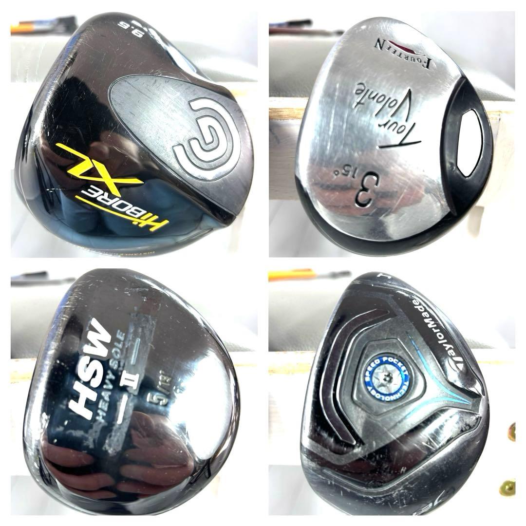 本格派 メンズゴルフクラブ 11本 フルセット ゴルフセット 豪華 お試しセット