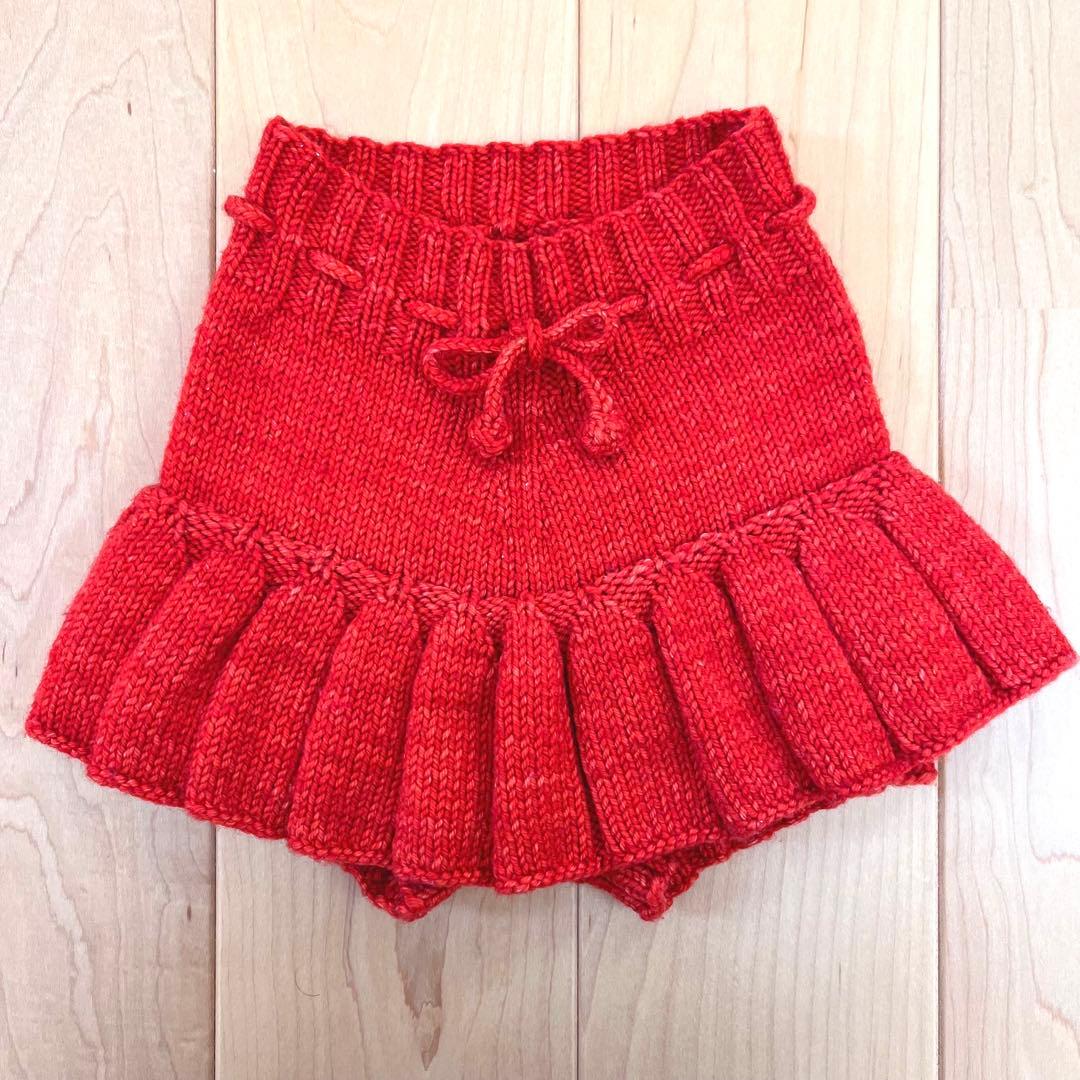 【美品】Misha&Puff♡SkatingPondSkirt♡RedFlame