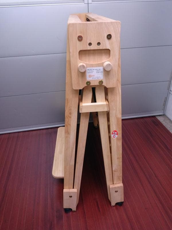 ①中居木工 折りたたみひのきスノコベッド ロータイプ シングル