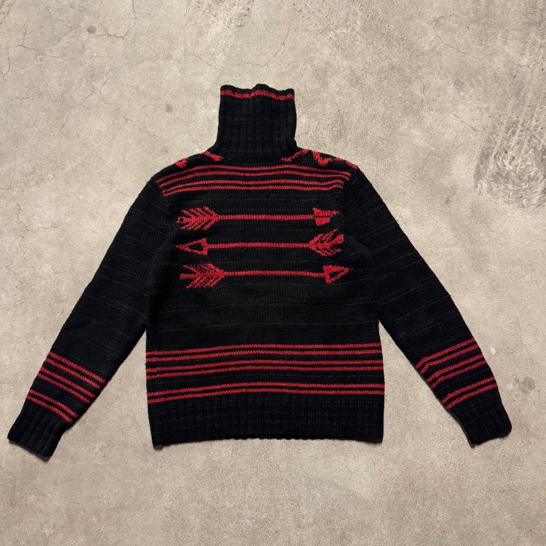 【激レア】90s ポロラルフローレン　ニット　バッファロースカル