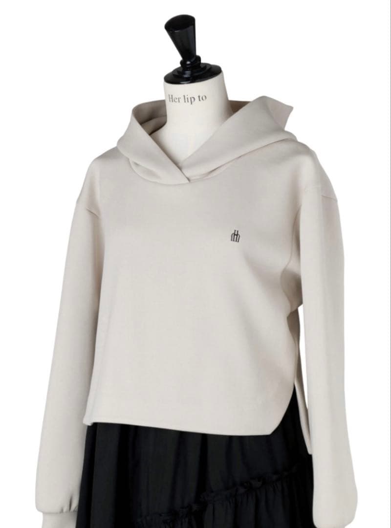 【新品】herlipto Trois Logo Docking Dress