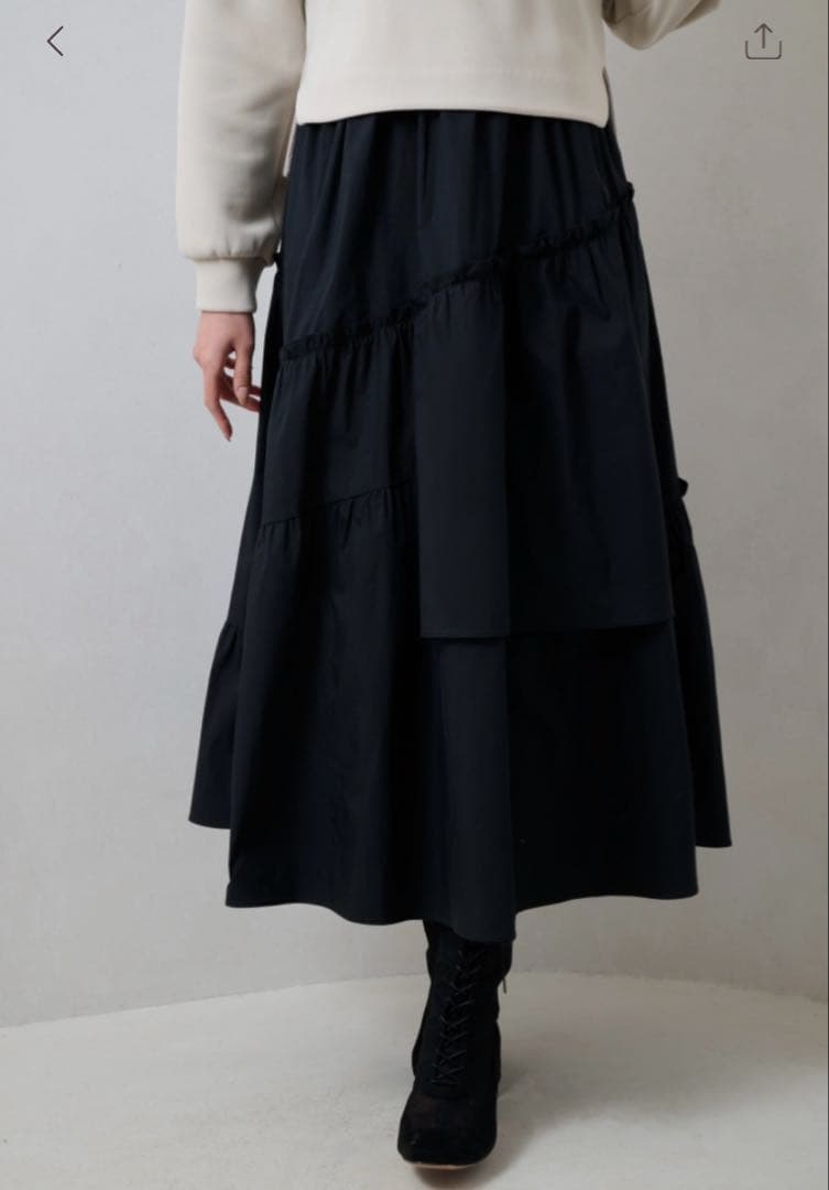 【新品】herlipto Trois Logo Docking Dress