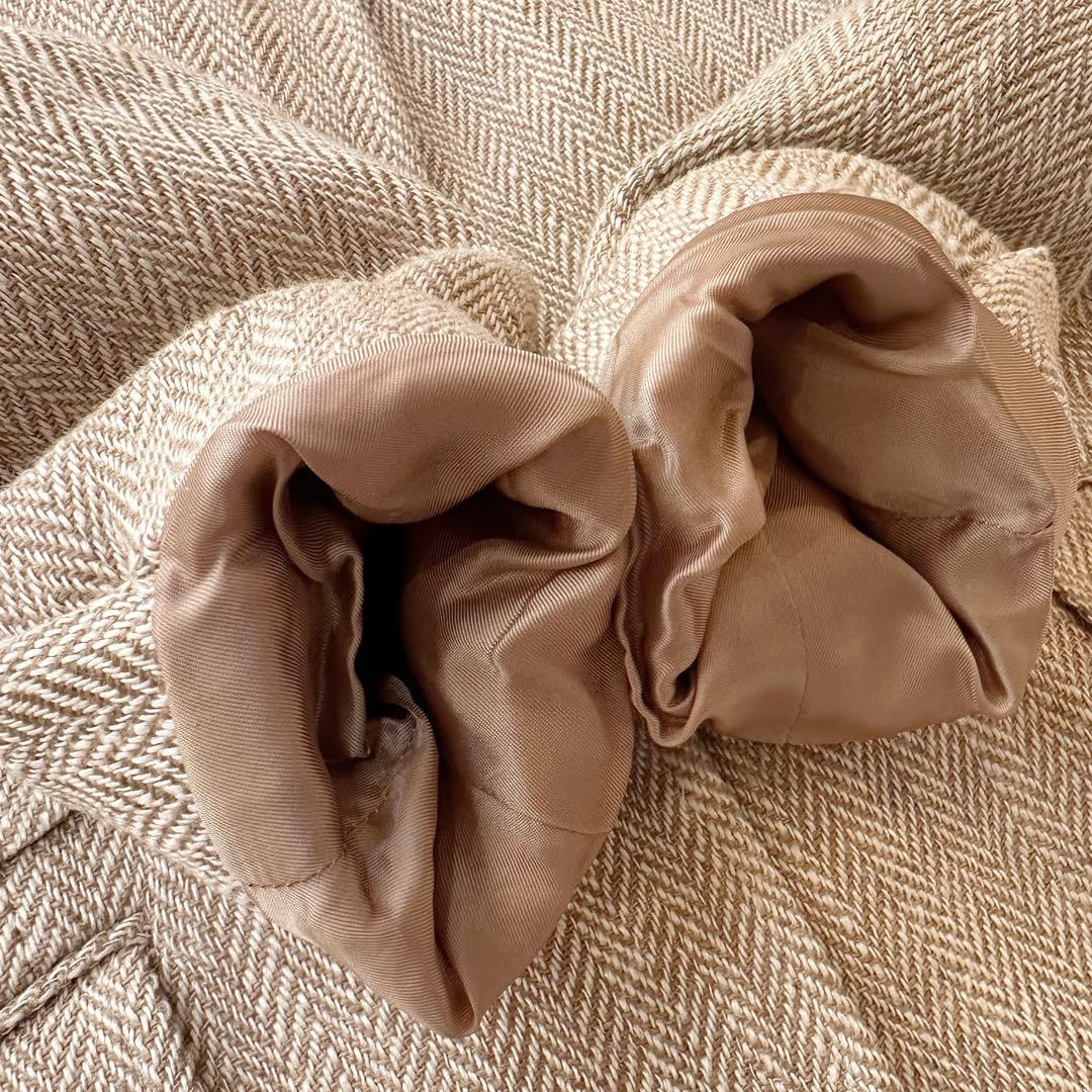 ラルフローレン【リネン100%ヘリンボーン／チンストラップ】テーラードジャケット