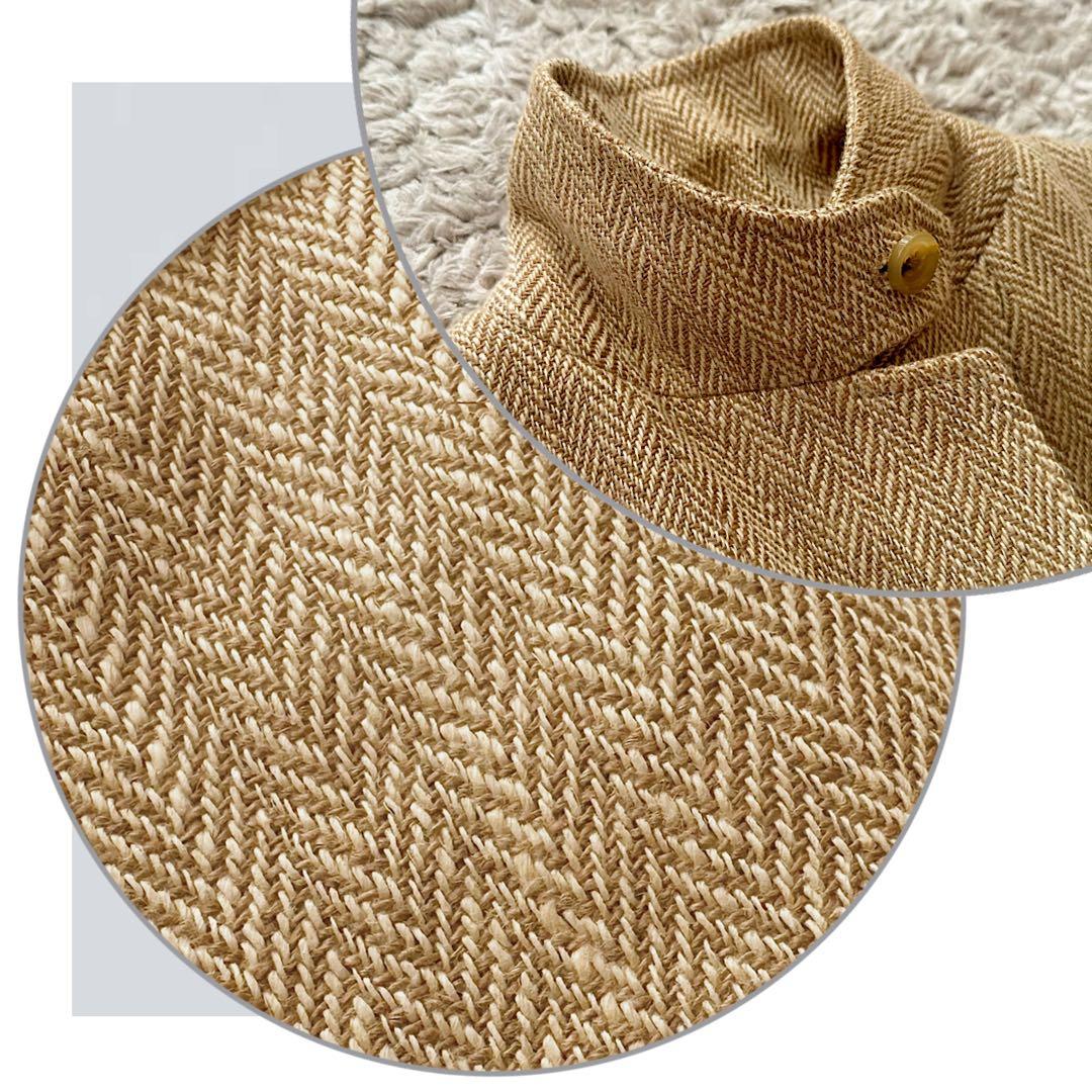 ラルフローレン【リネン100%ヘリンボーン／チンストラップ】テーラードジャケット