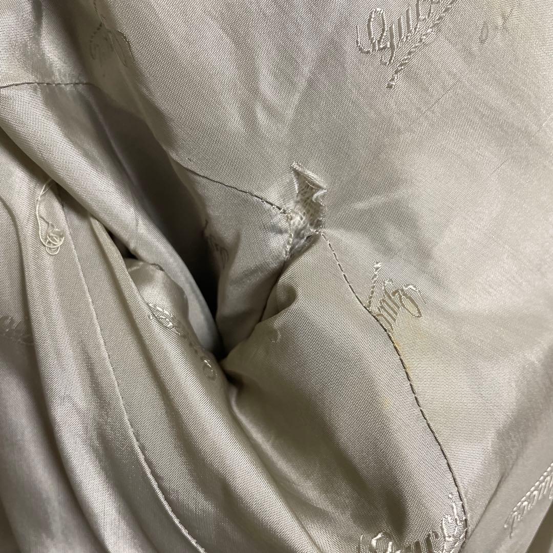 【GUCCI】フード付き ウールカシミヤ混コート ベージュ 42