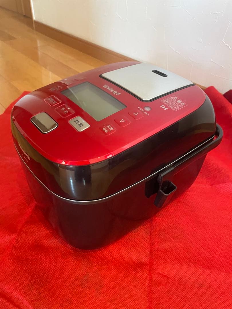 炊飯器Panasonic Wおどり炊き 5.5合炊き　赤