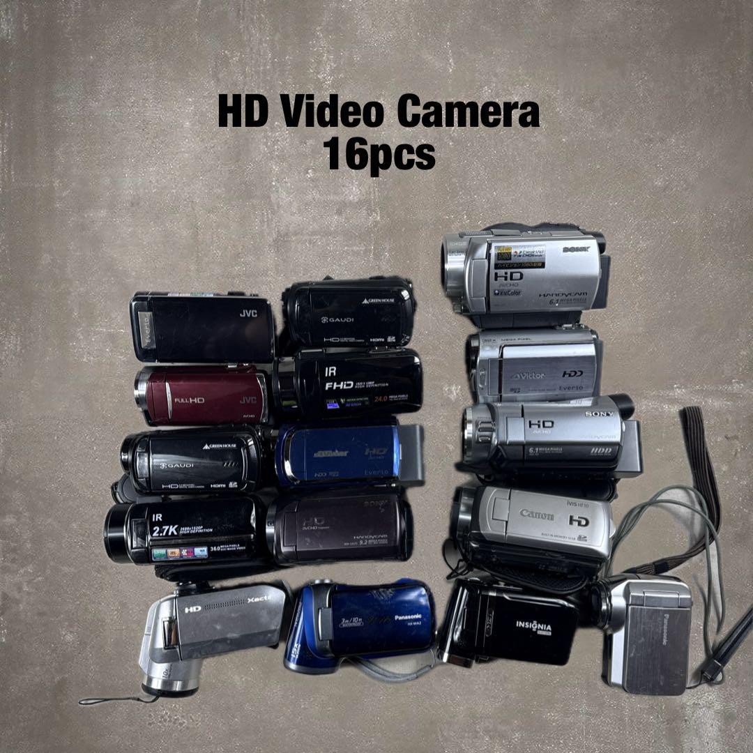 HD ビデオカメラ 16台 まとめ売り ジャンク 部品取り 動作未確認