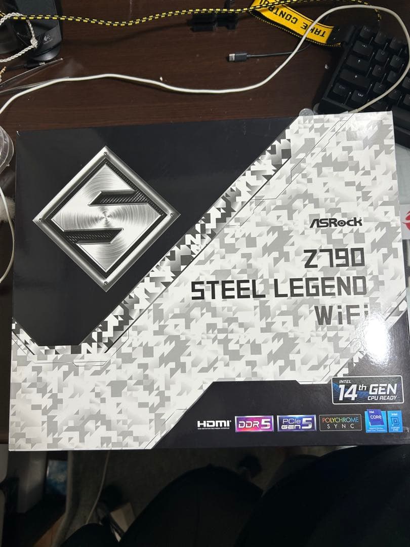 ASRock Z790 STEEL WiFi マザーボードATX 動作済み