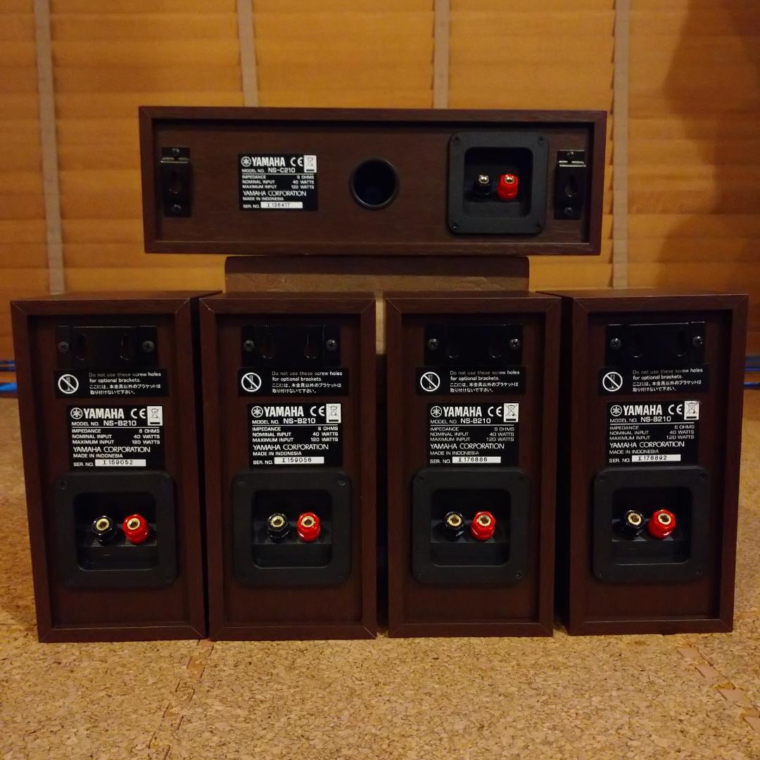 ★☆YAMAHA☆NS-B210（４台）＆NS-C210（１台）☆スピーカー☆★