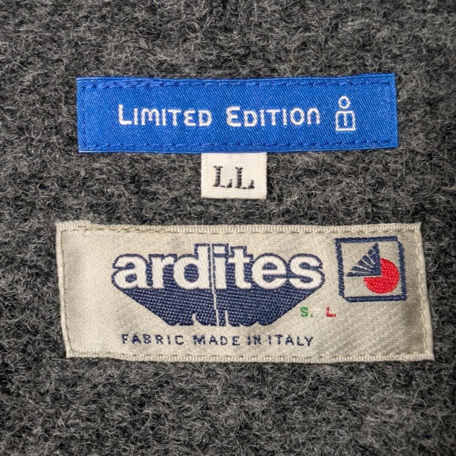 ardites グレー ウール ニット テーラードジャケット