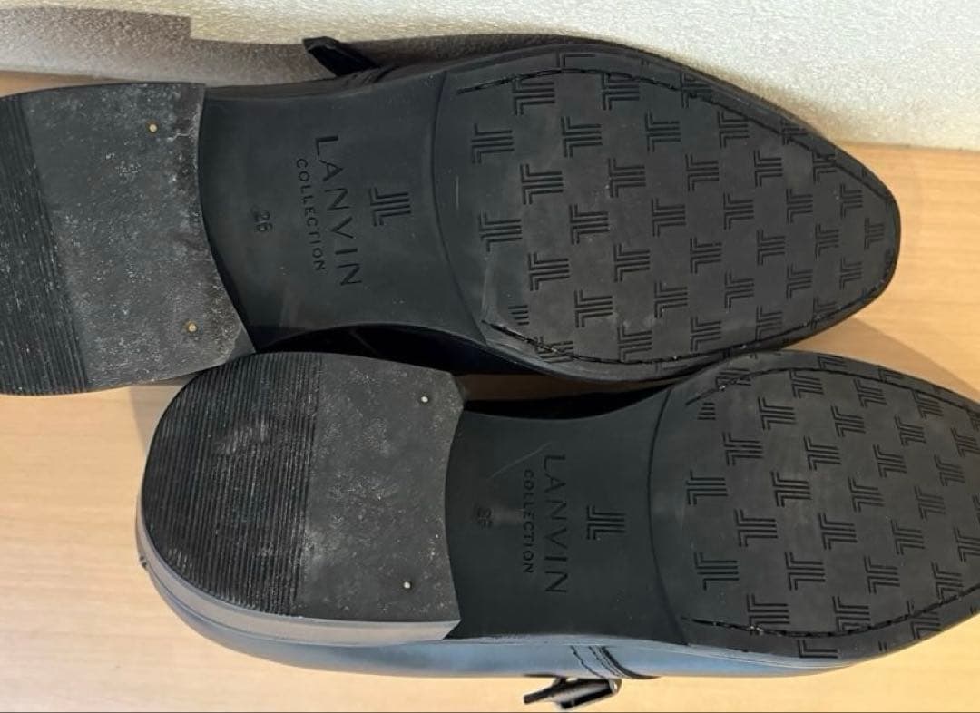 LANVIN ビジネスシューズ 黒