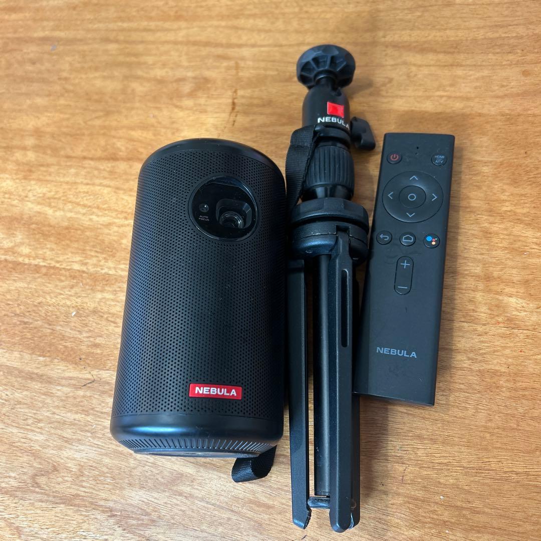 NEBULA Capsule2プロジェクター本体 リモコン 三脚付き ジャンク品