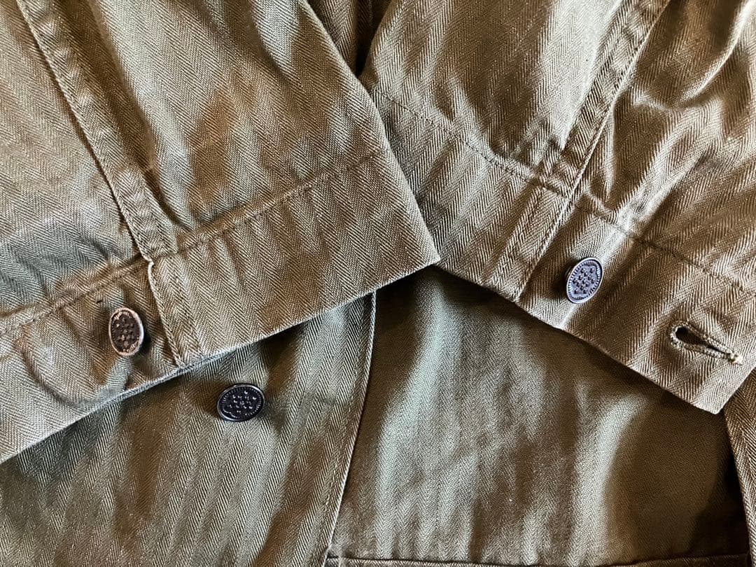 US ARMY vintage M-43 HBT 40s 38R ミント