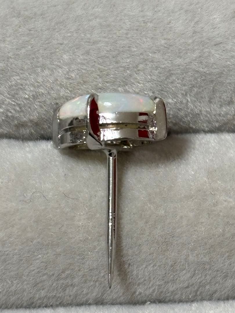 オパール オーバルカットネクタイピン ビンテージ