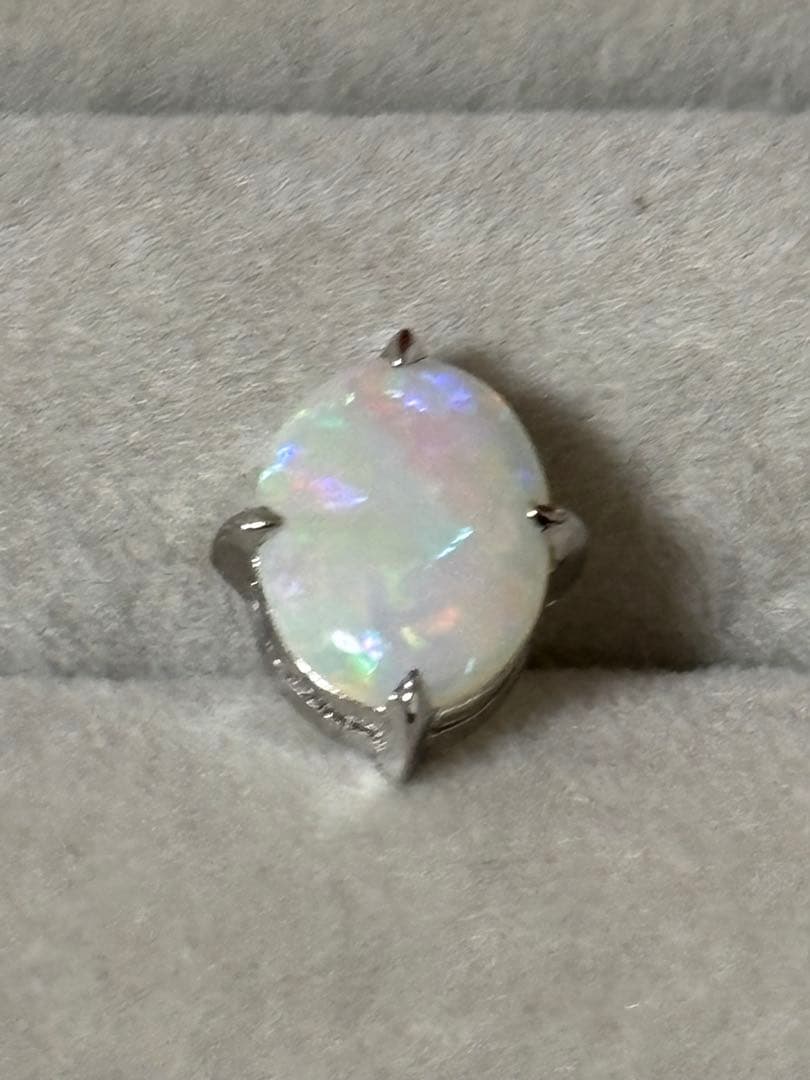 オパール オーバルカットネクタイピン ビンテージ