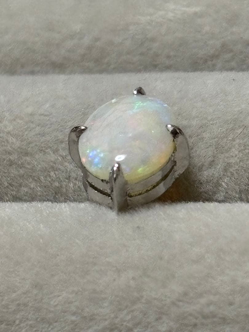 オパール オーバルカットネクタイピン ビンテージ