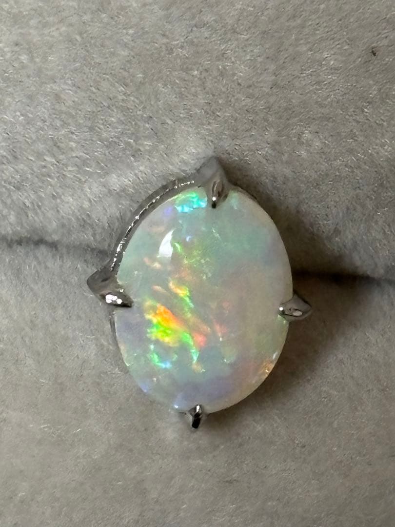 オパール オーバルカットネクタイピン ビンテージ