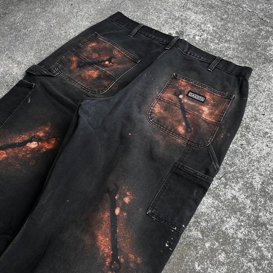 90’s Archive ダブルニー デザインブリーチ Y2K アーカイブ