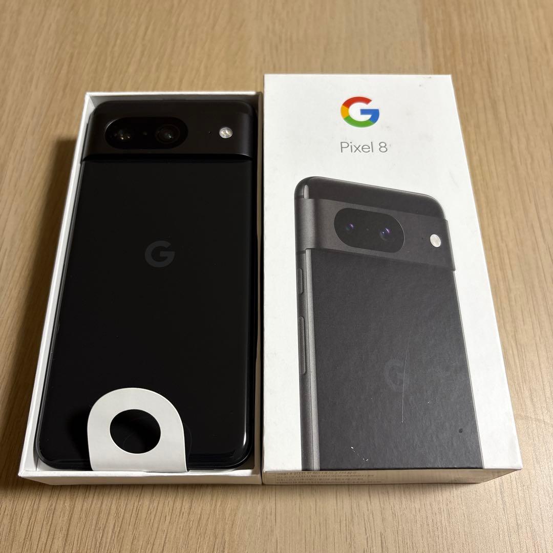 Google pixel 8 ブラック128GB simフリー ピクセル
