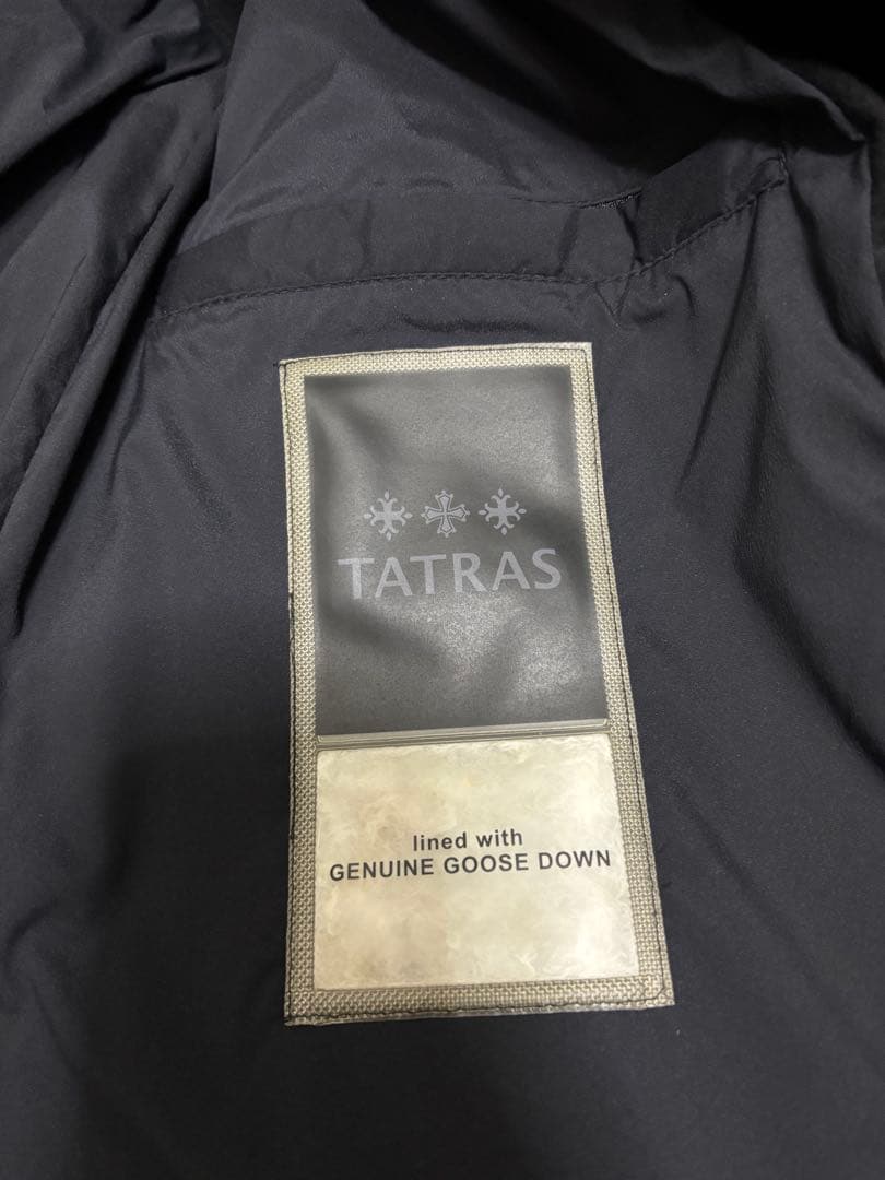 タトラス　コンビダウン　切り替え　ダウン　切替　ハイブリッド　メンズ　ダウン