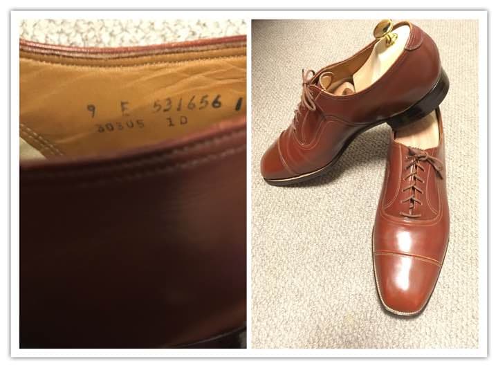 則巻合切 50s  FLORSHEIM フローシャイム