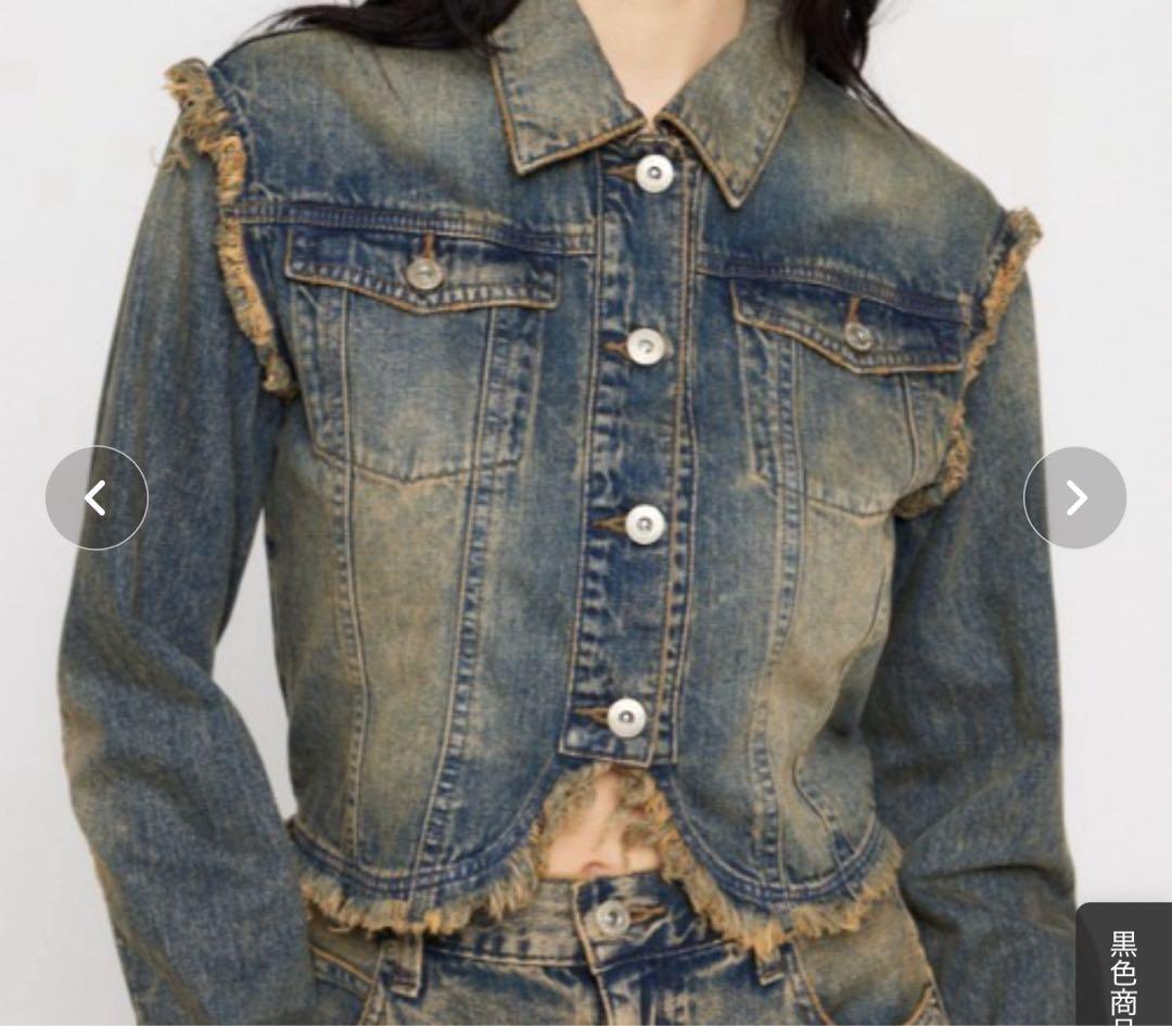 新品未使用✨LAGUAGEM CUT OFF COMPACT デニムジャケット