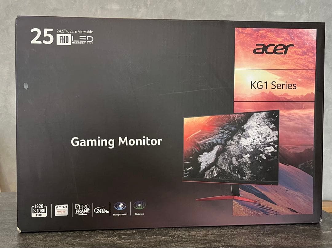 Acer ゲーミングモニター 24.5インチ　240Hz