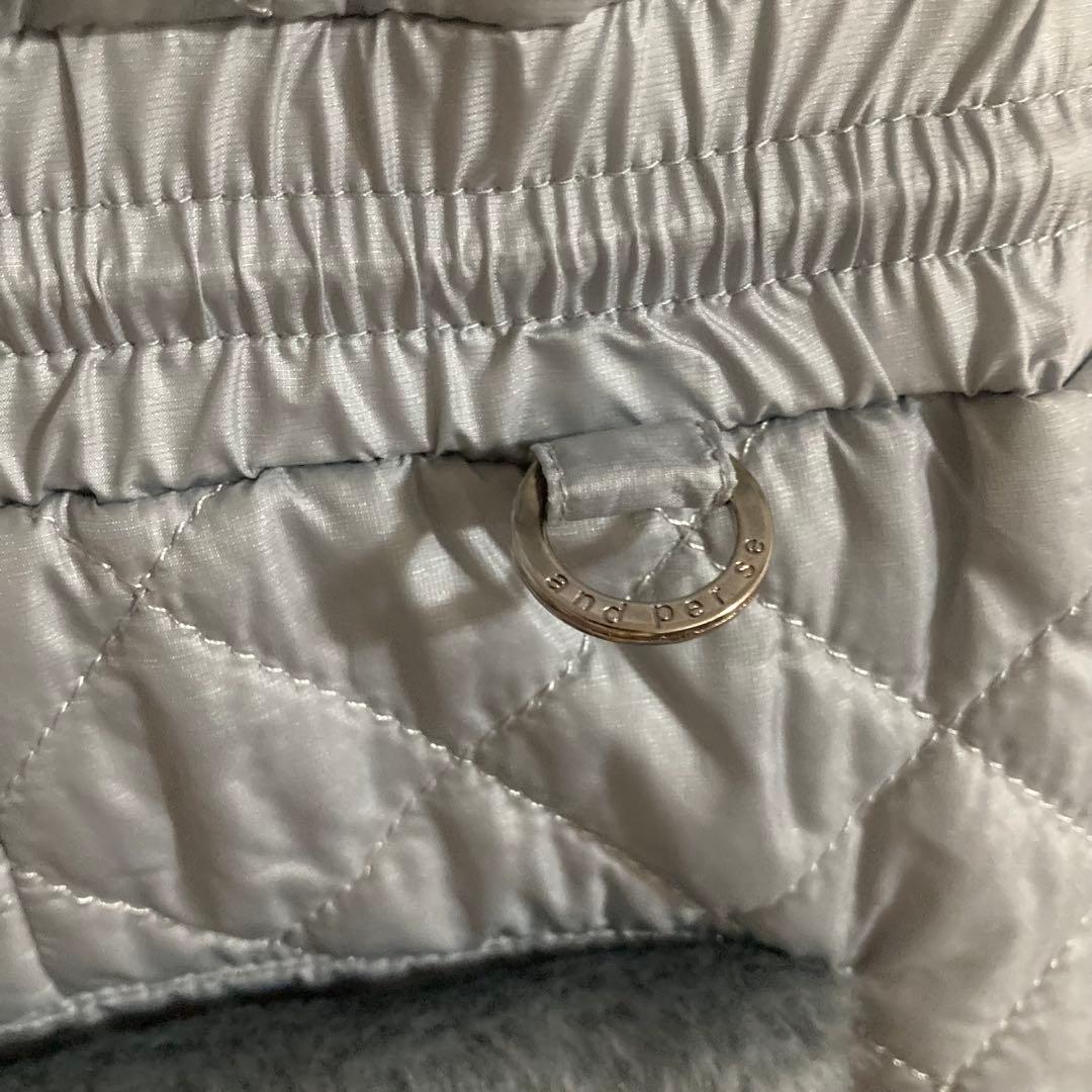 and per se キルティングロングベスト　ワンピース　M