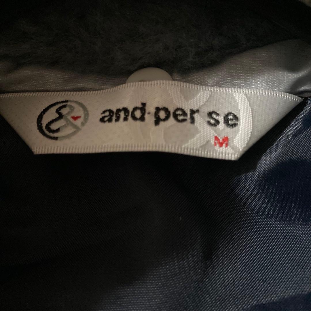 and per se キルティングロングベスト　ワンピース　M