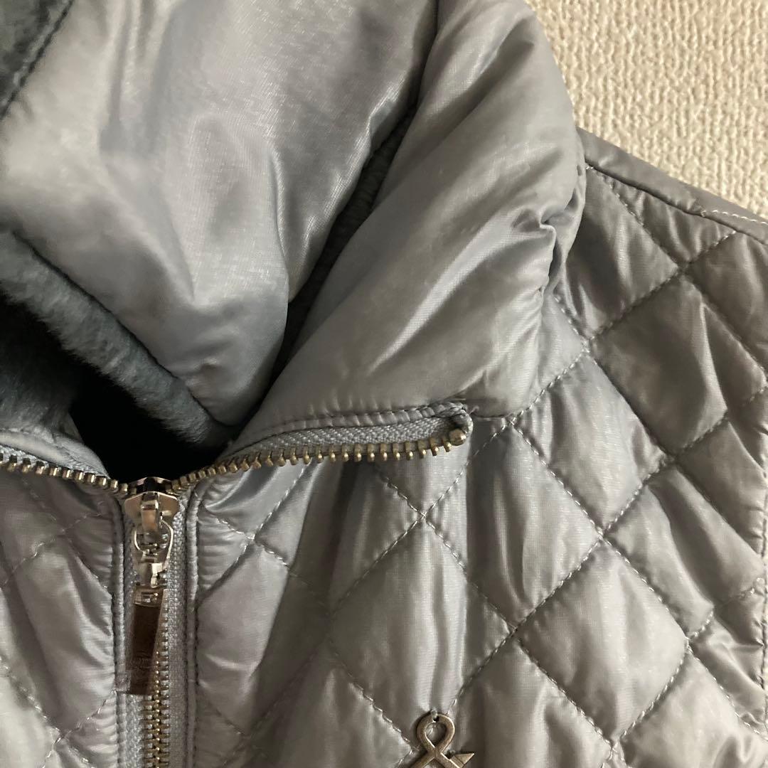 and per se キルティングロングベスト　ワンピース　M