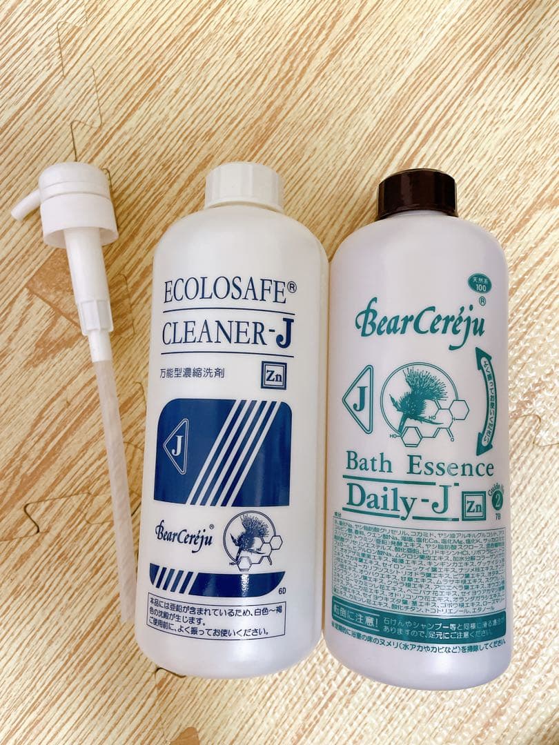 ベルセレージュ　デイリーJ & エコロセーフクリーナーJ ポンプ付き（1個）