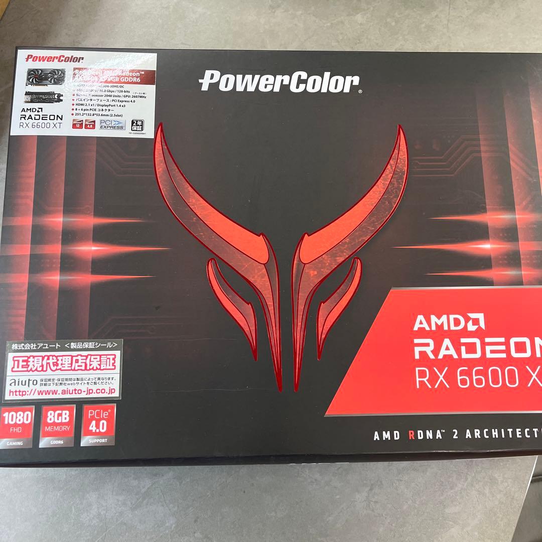 未使用PowerColor Radeon RX 6600 XT 8GB