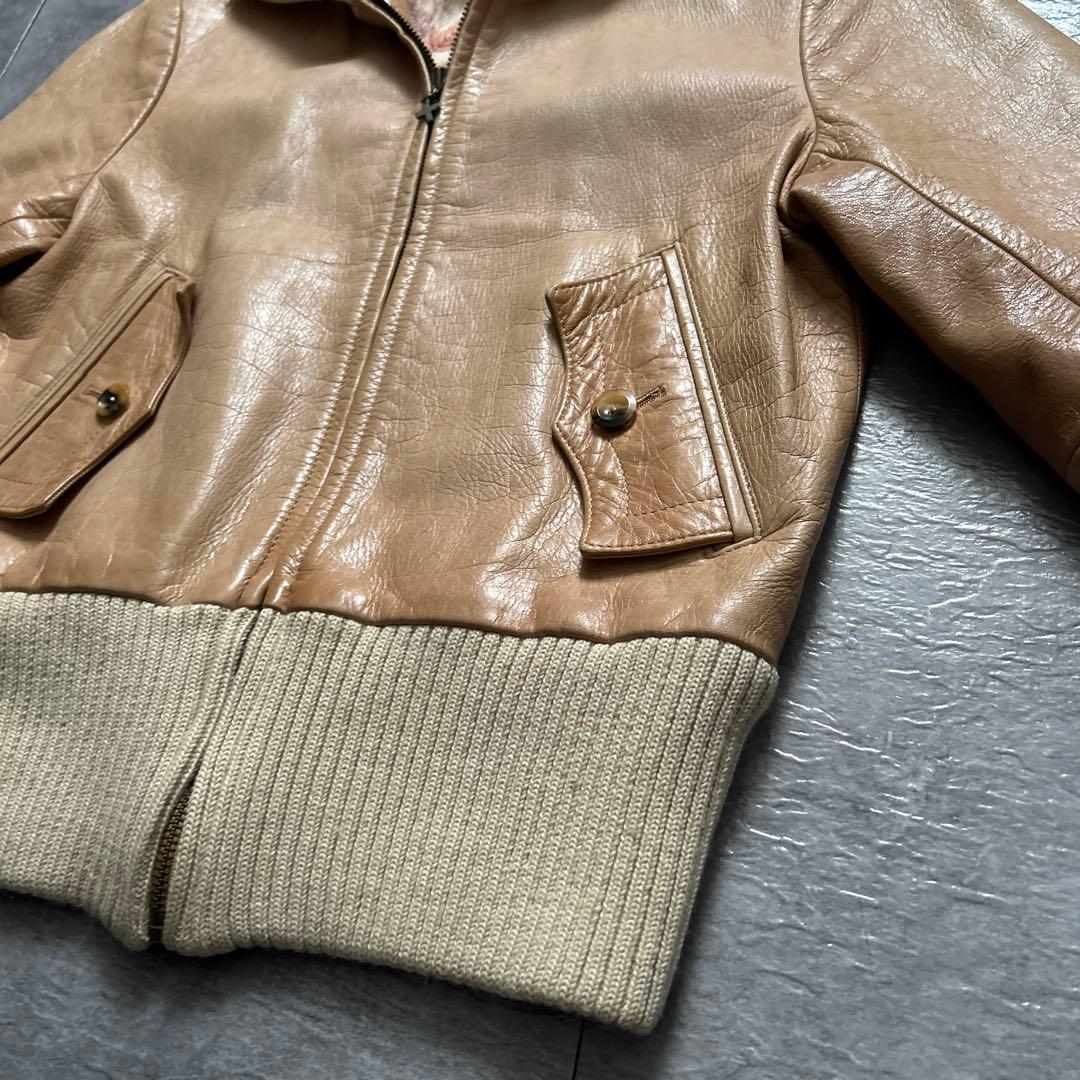 YOSHI KONDO 山羊皮ゴートレザージャケット ブルゾンSサイズ