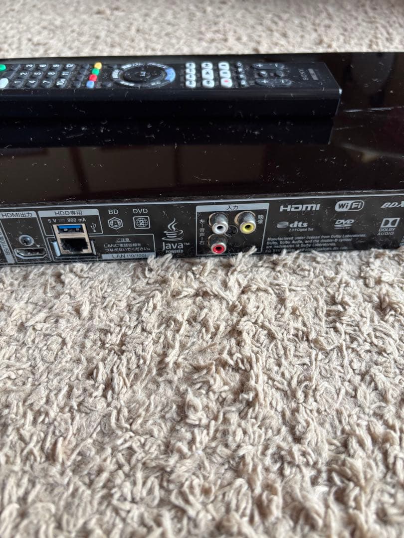 美品　SONY BDZ-ZW550 BDレコーダー