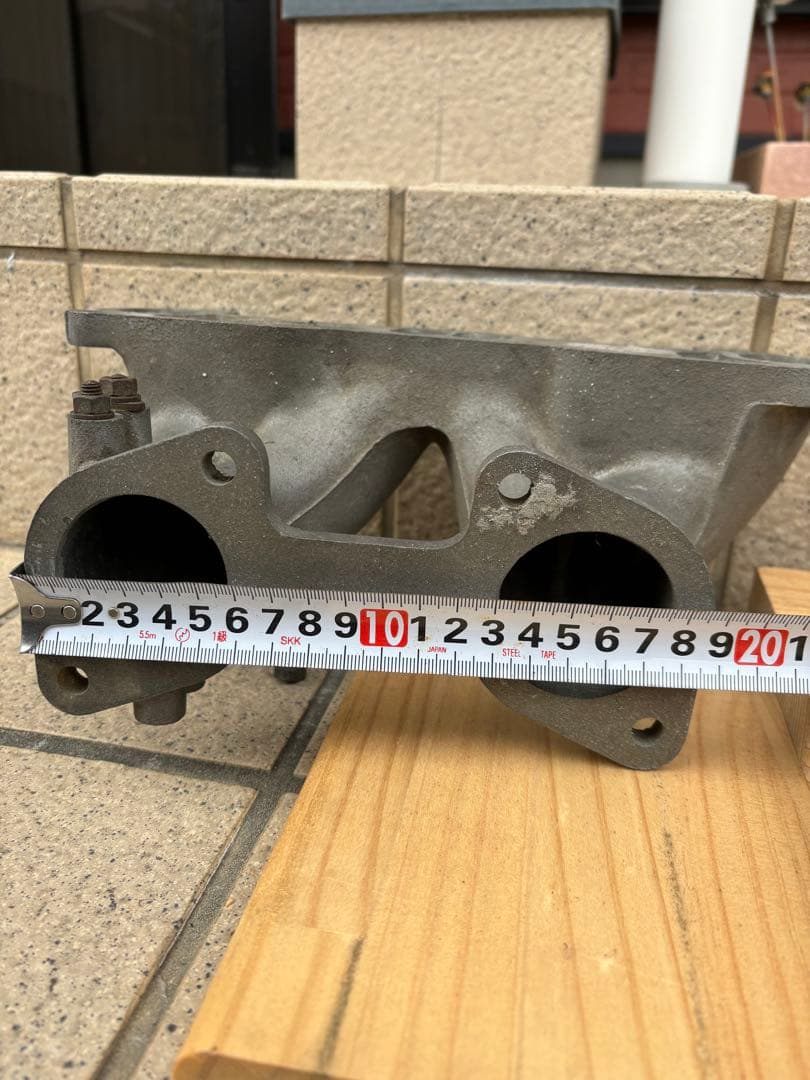 ロータリーエンジン12A10A13B?マニーホールド　ダウンドドラフトキャブ用