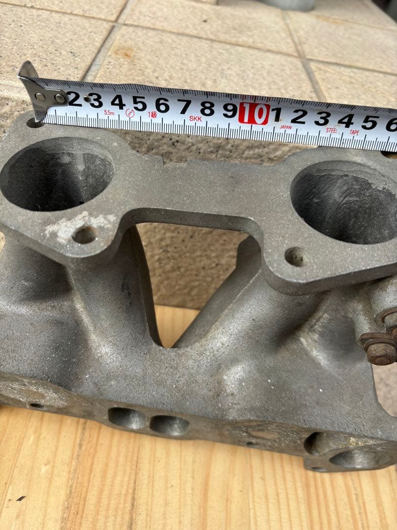 ロータリーエンジン12A10A13B?マニーホールド　ダウンドドラフトキャブ用